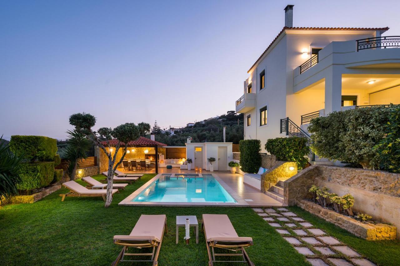 Villa Georgia Heated Pool & Jet-Tub Kolimvárion Exterior foto