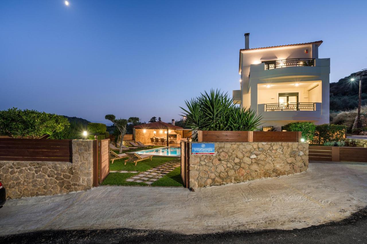 Villa Georgia Heated Pool & Jet-Tub Kolimvárion Exterior foto
